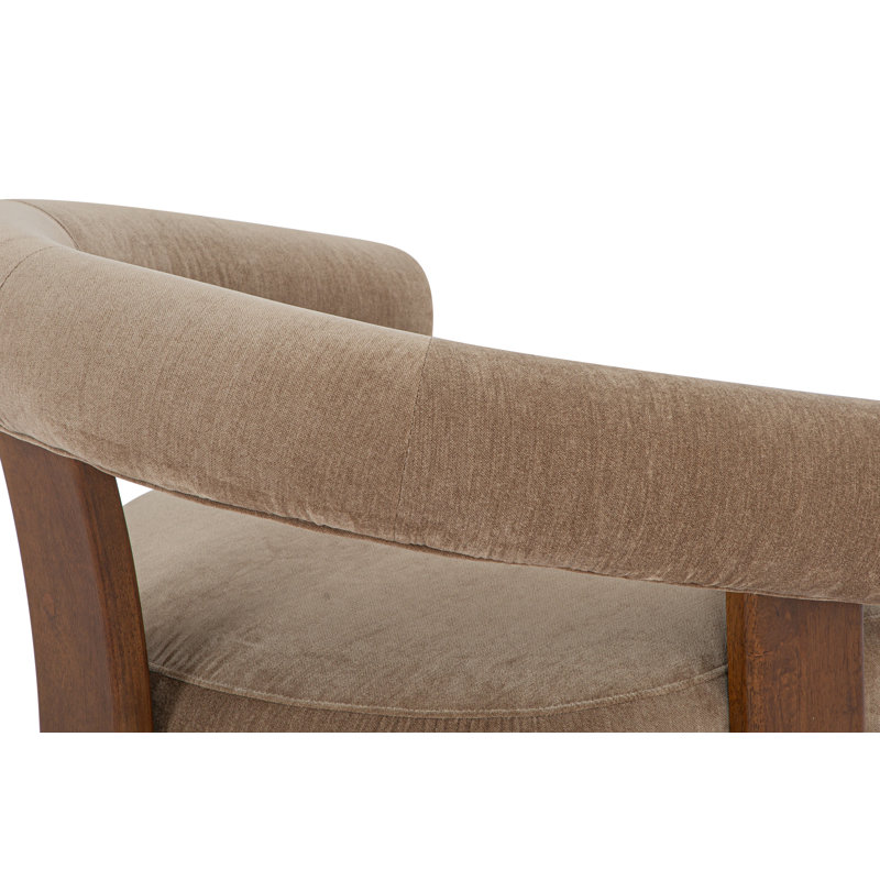 Fauteuil l 35 po, Chenille chocolat performance
