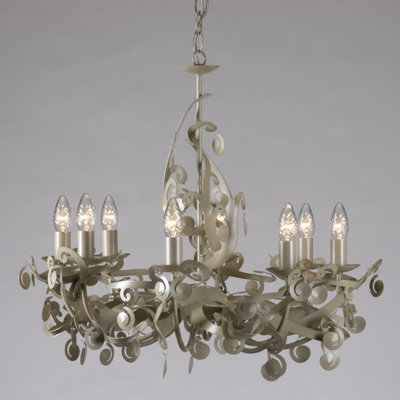 Dyar 8 - Light Candle Style Chandelier