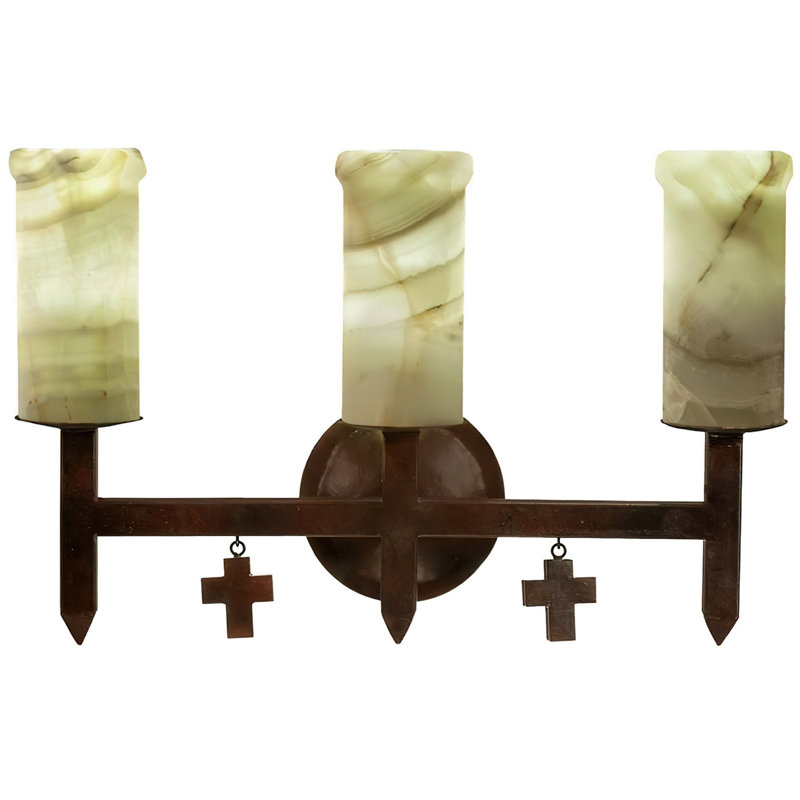 Mission 3 - Light Armed Sconce, Bronze