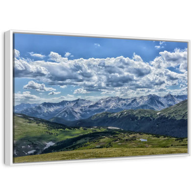 Colorado Rocky Mountain - Floater Frame Print on Canvas