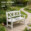 Banc de jardin de style nordique, banc de jardin en bois