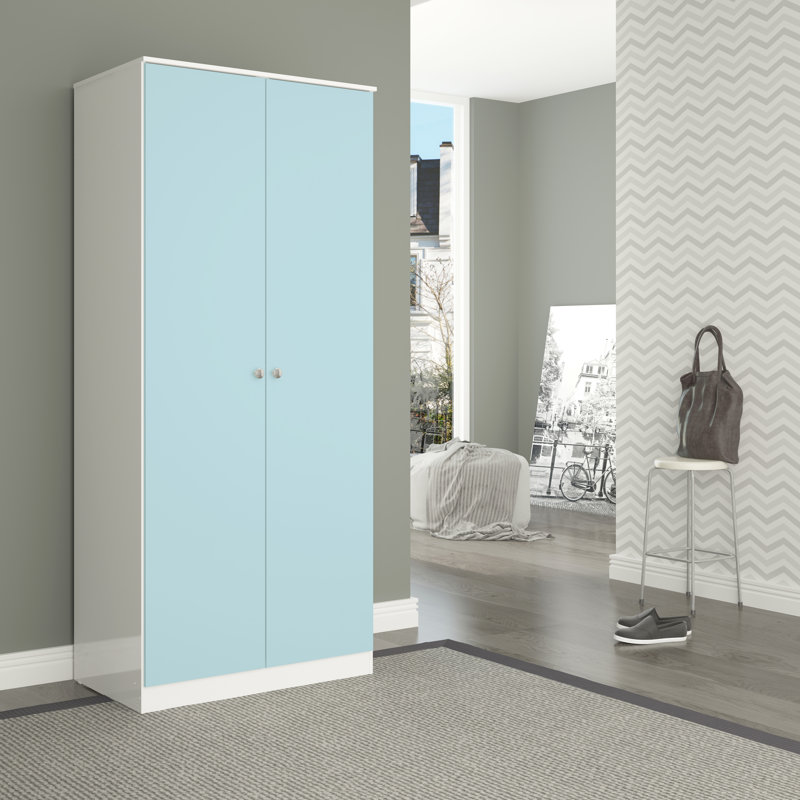 Sydnea 2 Door Wardrobe, Blue