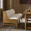Priscilla Dining Bench-49"-Crypton Wayfarer Snow-310721045