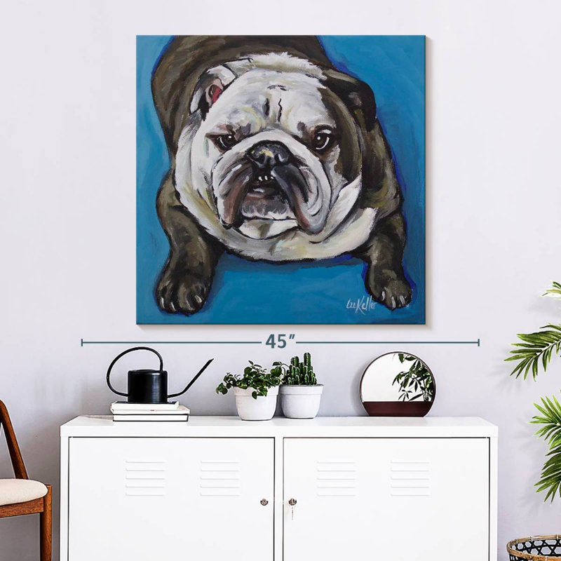 Crowle English Bull Krup, 33" H x 33" W
