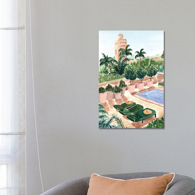 Marrakech Hotel by Sabina Fenn - Wrapped Canvas Gallery-Wrapped Canvas Giclée
