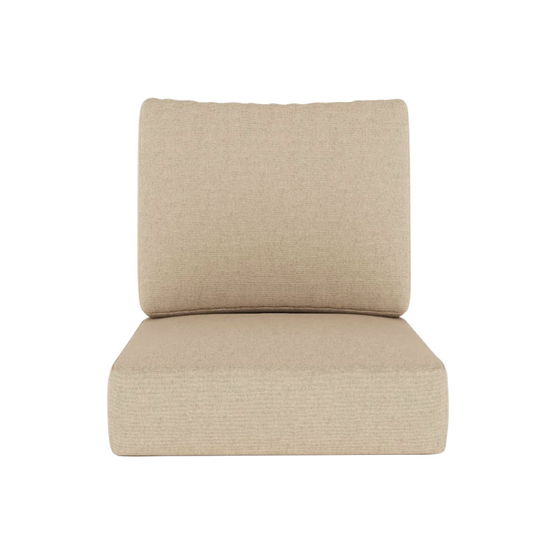 Coussin de dossier extérieur, Beige, 21 po x 21 po
