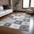 Cora Gray Washable Indoor-Outdoor Rug - -2126953470
