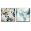 Smythe - Ensemble de 2 collages carrés botaniques abstraits-101844434-101844438