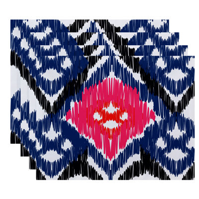 Feltner Polyester Geometric Rectangle Placemat