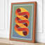 Spiral Ribbon Geometric - Wrapped Canvas-693163758-693163734