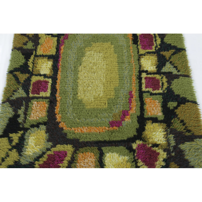Vintage One-of-a-Kind 2'8" X 5'2" Hand Knotted Area Rug