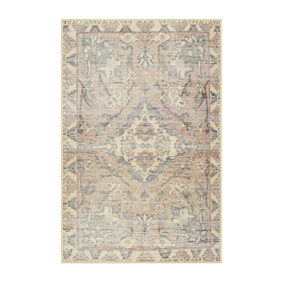 Tapis beige/brun traditionnel Sareeta