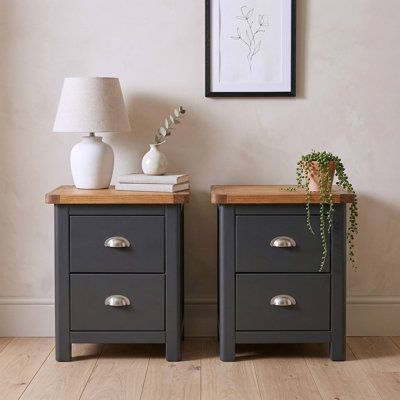 Dunkeld 45cm W Manufactured Wood Bedside Table