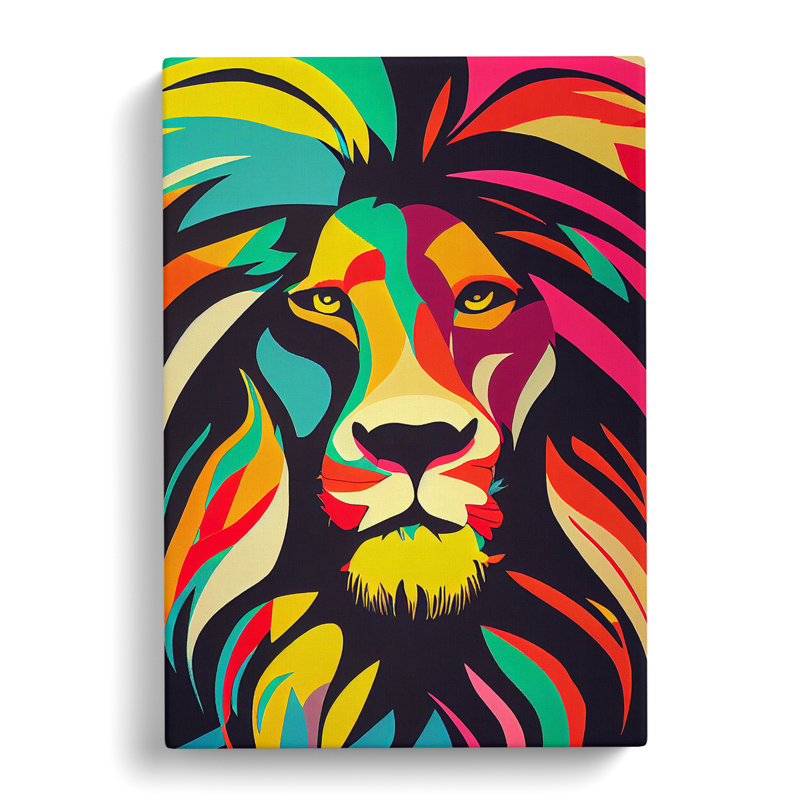 Lion Pop Vol.1 - Wrapped Canvas, 50cm H x 35cm W x 3cm D