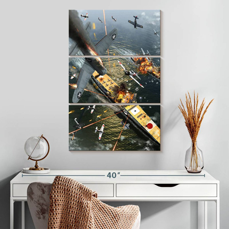 The Battle Of Midway, H 32" x l 20"
