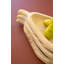 SET OF THREE PEAR-SHAPED CARVED WOOD BOWLS