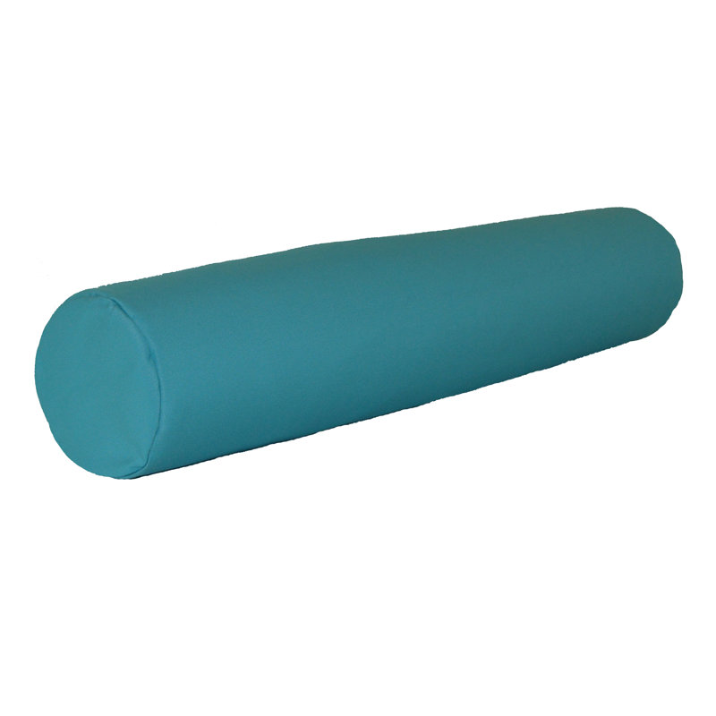 Sundown Acrylic Bolster Pillow, 7" H x 36" W, Aqua