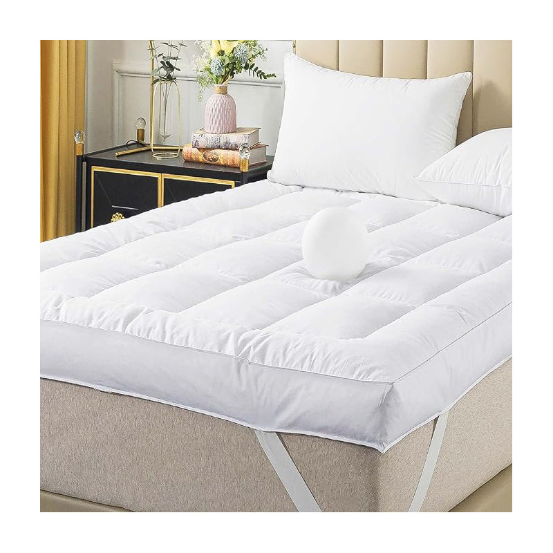 Surmatelas 100% coton 5 po, Très grand californien
