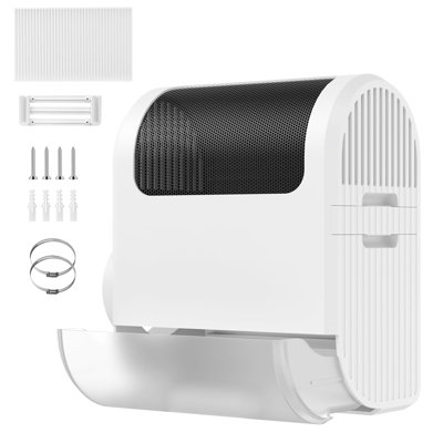 3 In 1 Indoor Dryer Vent, Non-Woven Filter, Will Not Leak Lint, Dust, White
