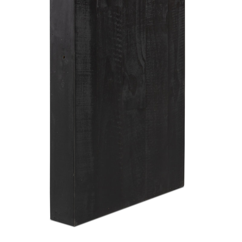 Matthes Solid Wood Console Table, Aged Black Pine, 30.75" H x 60" W x 15" D