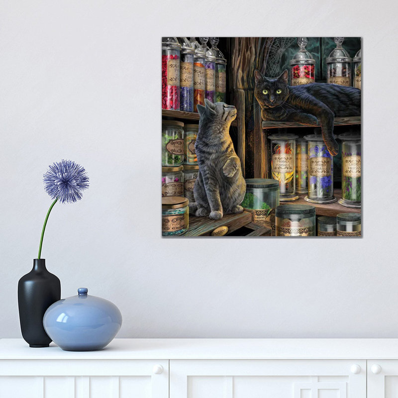 Magical Emporium by Lisa Parker - Print on Canvas, Wrapped Canvas, 45.72 cm H x 45.72 cm W x 3.175 cm D