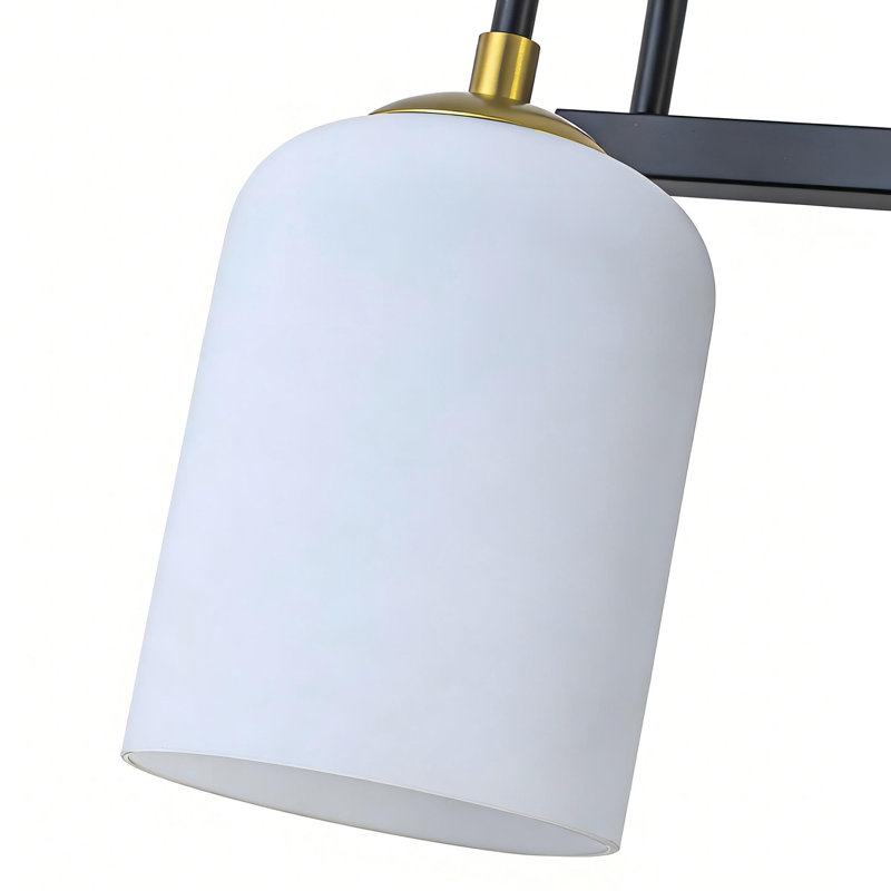 Applique murale pour salle de bain 3 lumières en verre taillé cylindrique Albern