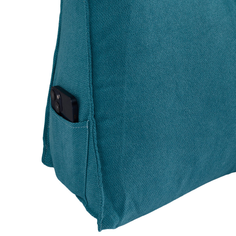 King Upholstered Headboard, Peacock Blue, 180cm W  x 50cm D