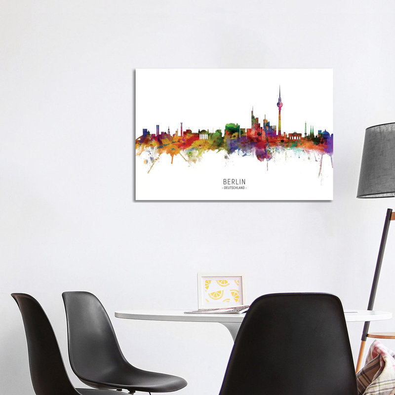 Berlin Germany Skyline by Michael Tompsett - Wrapped Canvas Print, 101.6 cm H x 66.04 cm W x 1.91 cm D