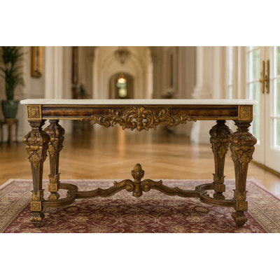 Daylan 60.2'' Marble Top Console Table