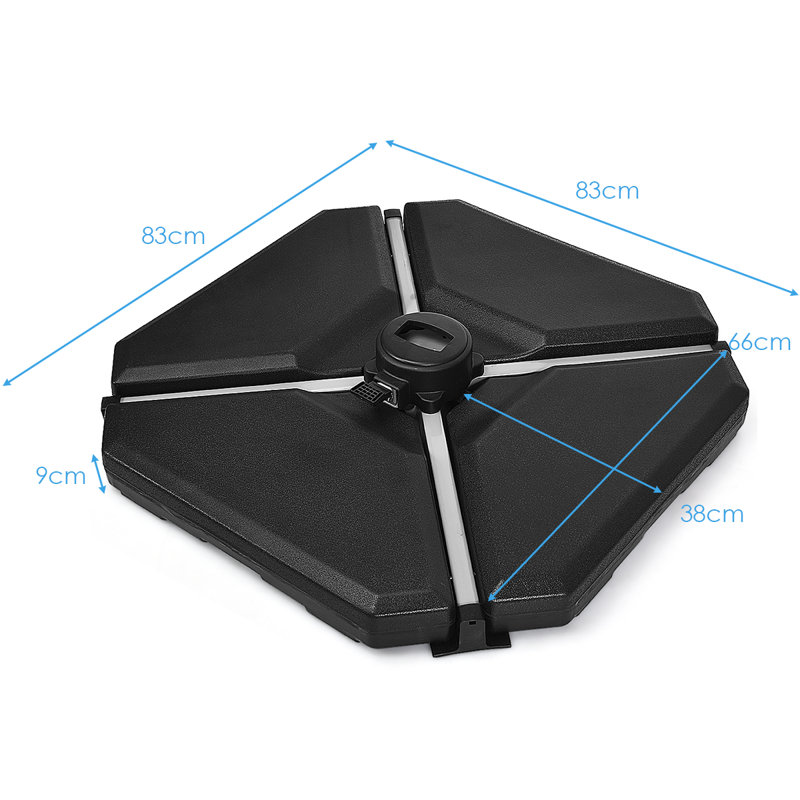 Akhilesh 6kg Plastic Free Standing Umbrella Base