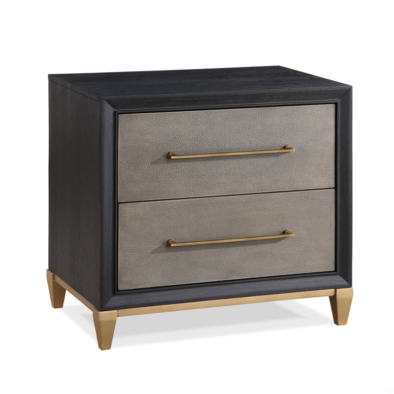 Table de chevet 2 tiroirs 1pc