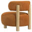 Charmant fauteuil rembourré à boucles pour espaces de vie élégants-692867998