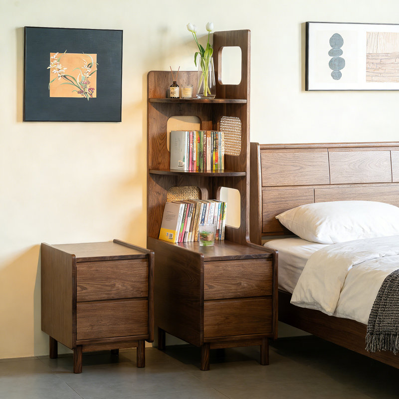 Armoire de coin de style nordique 67,72 po, canapé de salon avec tiroir, tablette de rangement et rangement