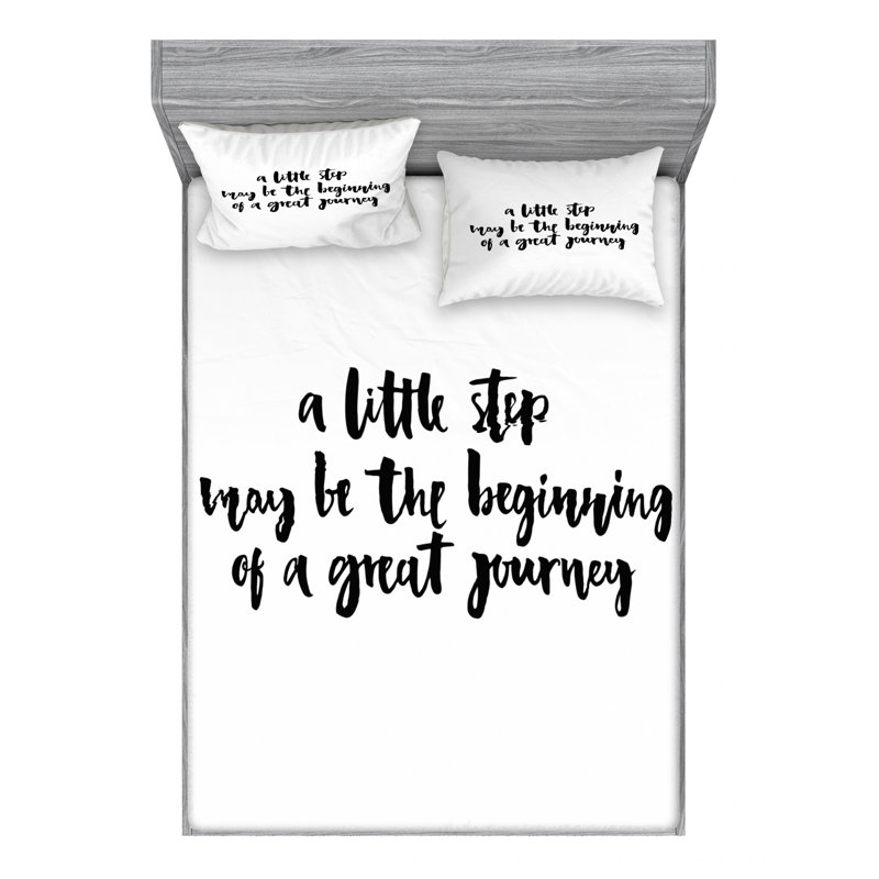 Microfiber Sheet Set, Queen Sheet Set with Fitted Sheet
