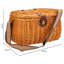 BROWN PICNIC BASKET 2 SERVES