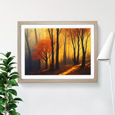 Fine Autumn Forest - Single Picture Frame Print