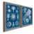 Toile avec cadre gris
