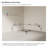 59" Corner Jetted Whirlpool Bathtub for 2 Person with LED Light for Bathroom