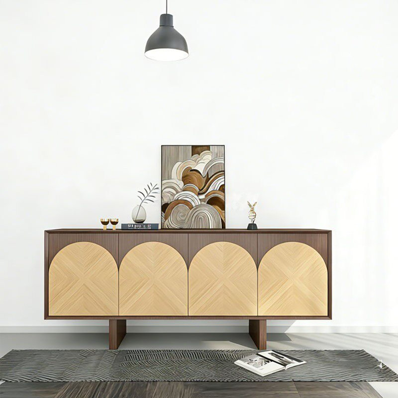 Armoire d'entrée Nordic Retro, H 35,43 po x l 62,99 po x P 15,75 po