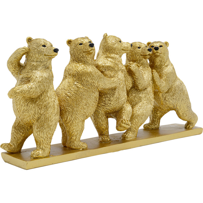 Tipsy Dancing Bears decorative figurine