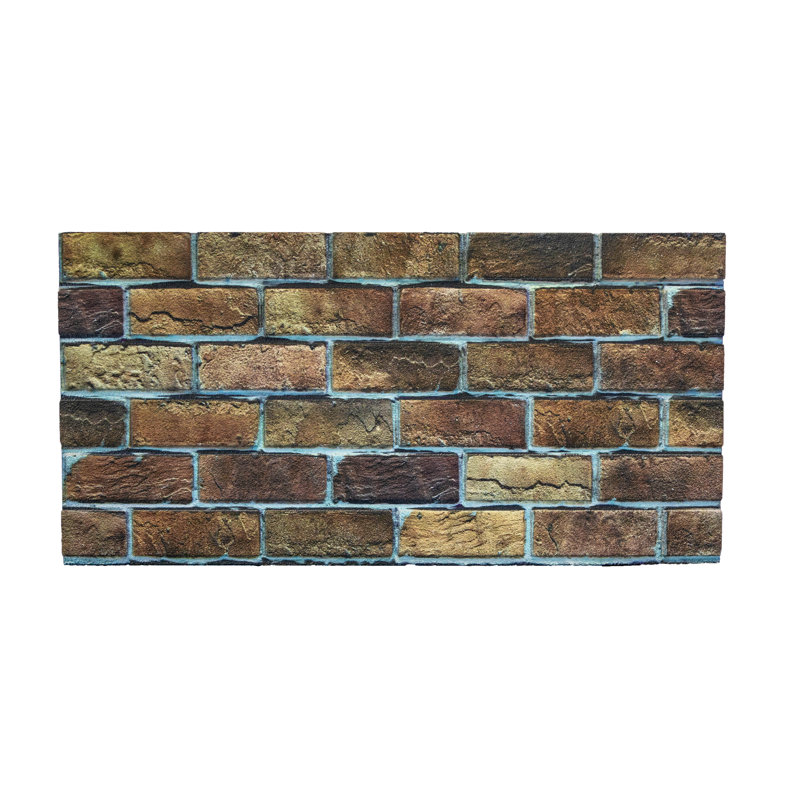 Panneau mural brun / beige Falkirk Uffcott 19,7 po x 39,4 po