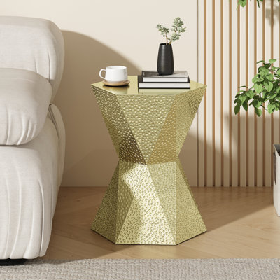 Table d'appoint hexagonale