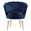 Fauteuil demi-tonneau en velours 28,8 po Raelynn-1346203087