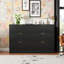 Armoire de rangement robuste à panneau de particules 76 po à 6 tiroirs H 76 po-1526986054