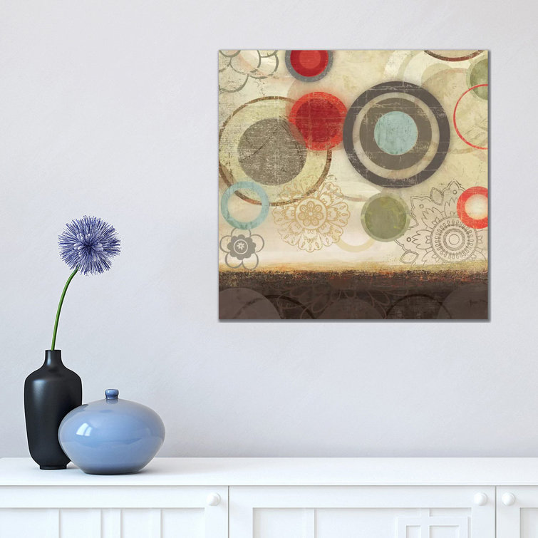 Colourful Elements I by Allison Pearce - Wrapped Canvas Painting