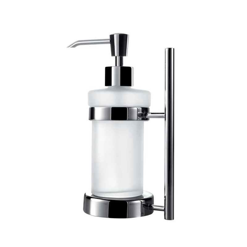 Distributeur de savon intelligent - autoportant - 3 po en laiton / verre / chrome poli