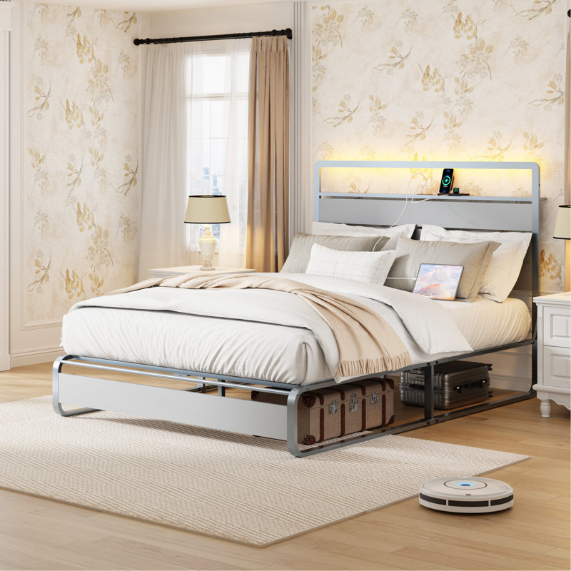 Queen Size Metal Bed Frame