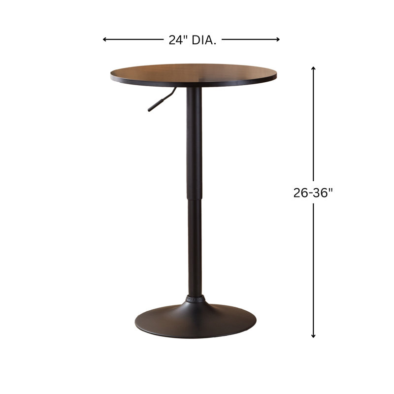 Liubomir Round Metal Base Dining Table
