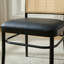 Chaise d'appoint rembourrée 18 po H avec dossier en rotin-1114630113-1114630126