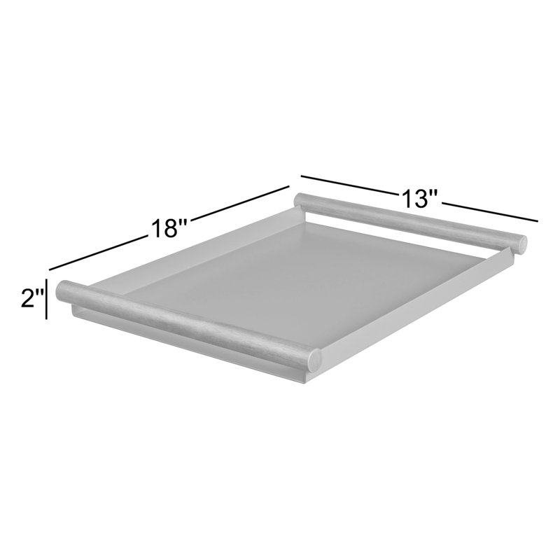 Estate Decorative Tray, Dark Olive/Acacia